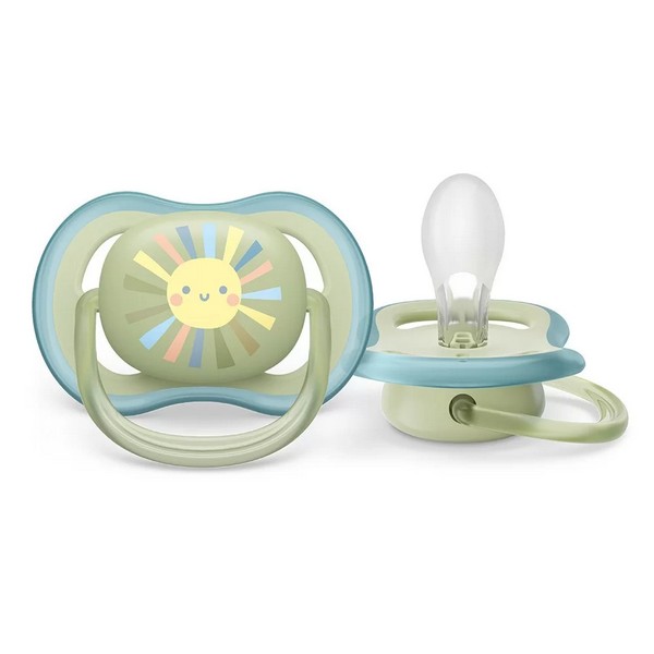 Продукт Philips AVENT Ultra Air - Комплект от 2 бр. ортодонтични залъгалки 0-6м в кутия за стерилизиране - 0 - BG Hlapeta