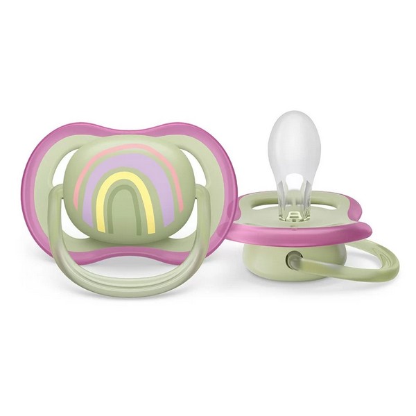 Продукт Philips AVENT Ultra Air 0-6м - Комплект от 2 бр. ортодонтични залъгалки в кутия за стерилизиране - 0 - BG Hlapeta