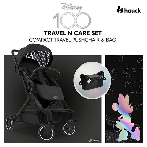 Продукт Hauck Travel N Care Disney 100 Black, Holographic Limited Edition Set - Бебешка лятна количка - 0 - BG Hlapeta