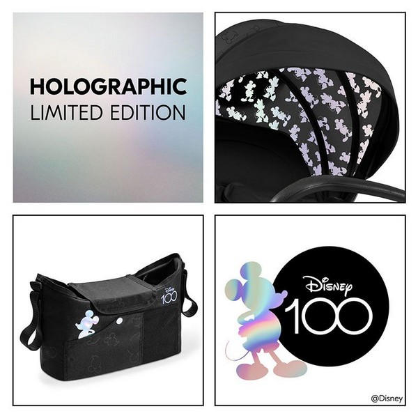 Продукт Hauck Travel N Care Disney 100 Black, Holographic Limited Edition Set - Бебешка лятна количка - 0 - BG Hlapeta