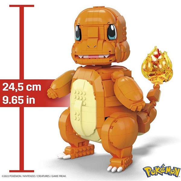 Продукт Mattel Mega Construx Pokemon Jumbo Charmander - Конструктор, 750 части - 0 - BG Hlapeta