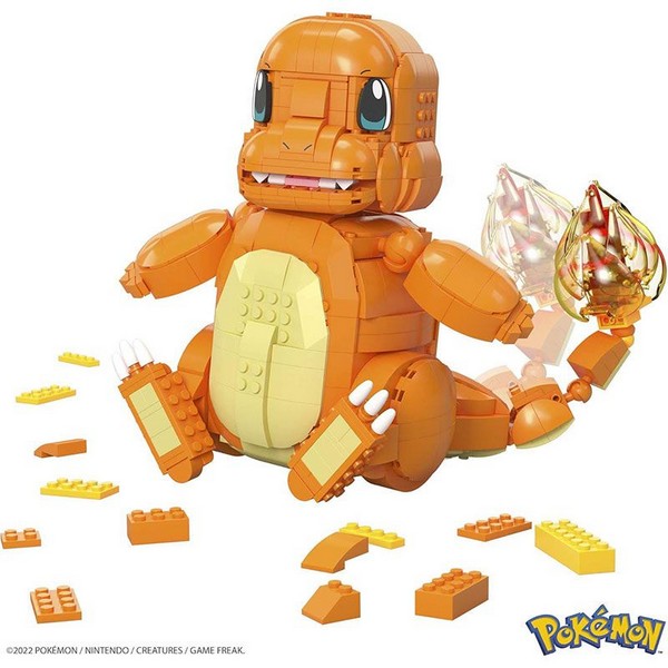 Продукт Mattel Mega Construx Pokemon Jumbo Charmander - Конструктор, 750 части - 0 - BG Hlapeta