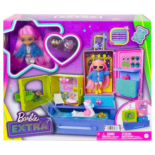 Продукт Mattel Barbie Extra Minis - Игрален комплект с кукла, с аксесоари - 0 - BG Hlapeta