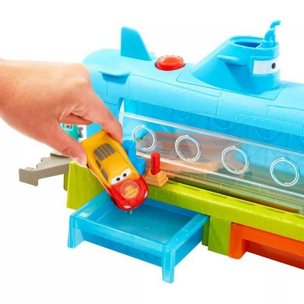 Продукт Mattel Color Change Whale Car Wash Lightning McQueen - Писта с една кола - 0 - BG Hlapeta