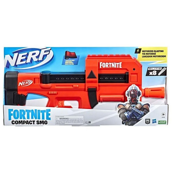 Продукт Hasbro Nerf Fortnite Compact SMG - Бластер с 8 патрона - 0 - BG Hlapeta