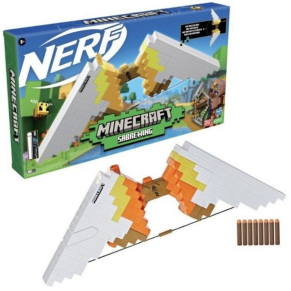 Hasbro Nerf Minecraft Sabrewing - Лък, с 8 патрона