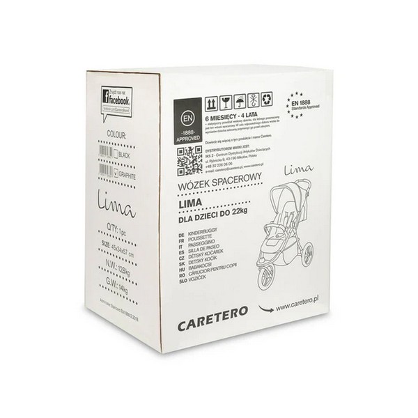 Продукт Caretero Lima - Детска Количка - 0 - BG Hlapeta