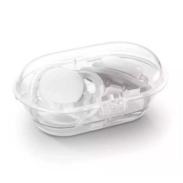 Продукт Philips Avent Ultra Air 18м+ Night - Комплект от 2 бр. светещи в тъмното ортодонтични залъгалки и кутия за стерилизиране - 0 - BG Hlapeta