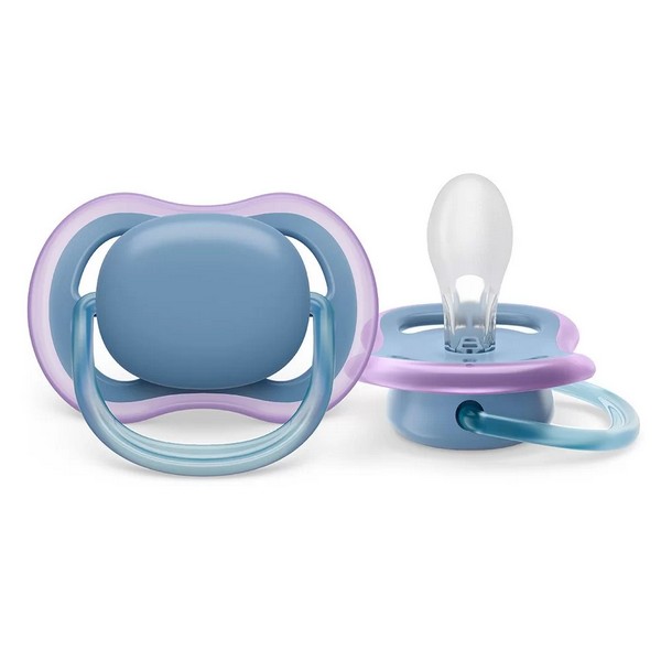 Продукт Philips AVENT Ultra Air Комплект от 2 бр. ортодонтични залъгалки 6-18м, неутрални,  в кутия за стерилизиране - 0 - BG Hlapeta