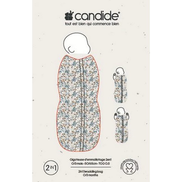 Продукт Candide - Антистрес Пелена И Чувалче За Сън 2В1, 0-3 Месеца - 0 - BG Hlapeta