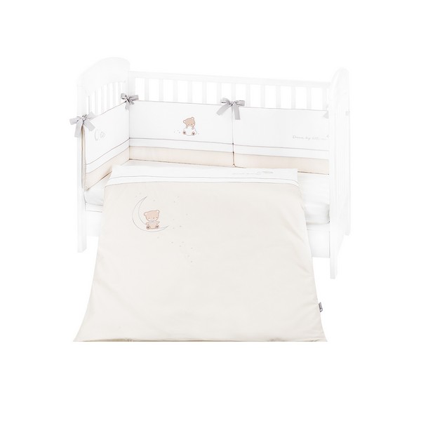 Продукт Kikkaboo Dream Big - Бебешки спален комплект с бродерия 2 части EU style 60/120 - 0 - BG Hlapeta