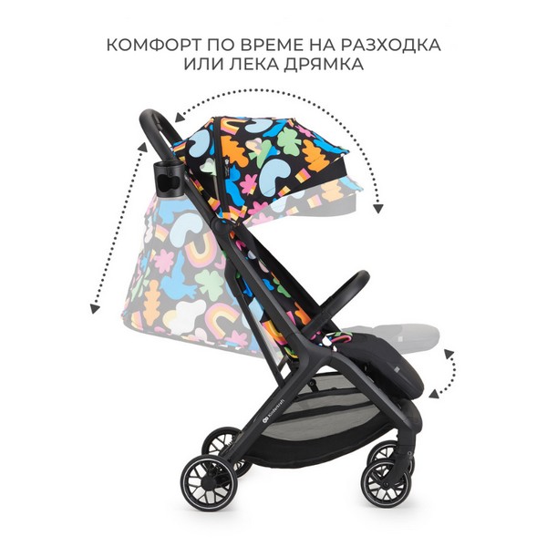 Продукт KinderKraft NUBI 2 - Лятна количка до 24 кг, тегло 7,9 кг, автосгъване - 0 - BG Hlapeta