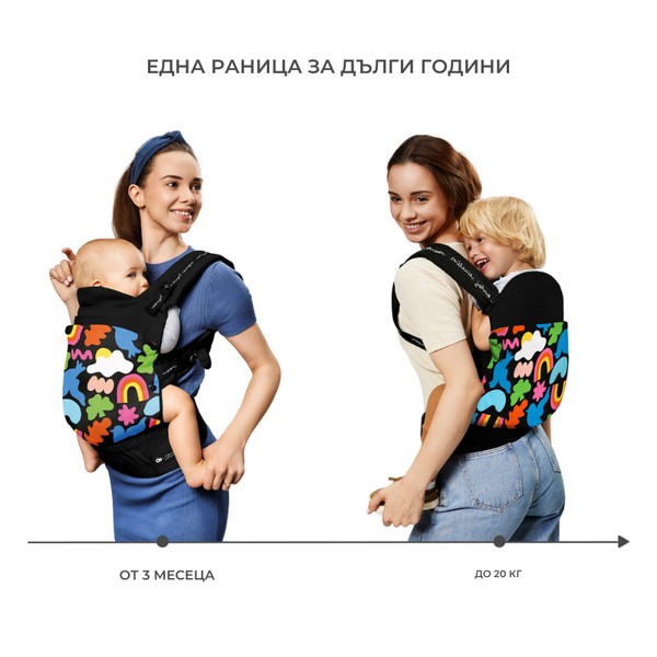 Продукт KinderKraft HUGGY - Ергономична раница  - 0 - BG Hlapeta