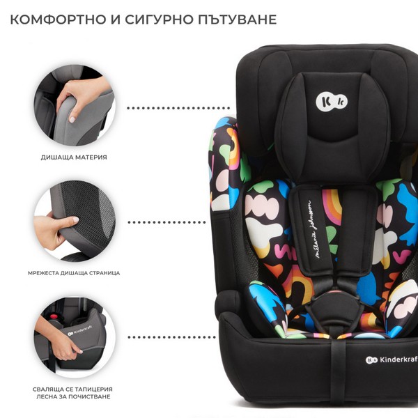 Продукт Kinderkraft Comfort up I-Size 76-150см - Столче за кола - 0 - BG Hlapeta