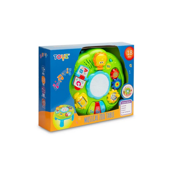 Продукт Caretero Toyz Zoo Музикална Маса - Образователна Играчка - 0 - BG Hlapeta