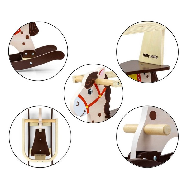 Продукт Milly Mally Lucky - Дървено конче люлка - 0 - BG Hlapeta