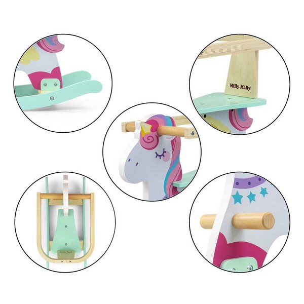 Продукт Milly Mally Lucky - Дървено конче люлка - 0 - BG Hlapeta