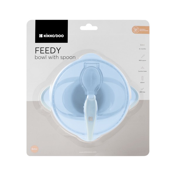 Продукт Kikkaboo Feedy - Купа с лъжица - 0 - BG Hlapeta