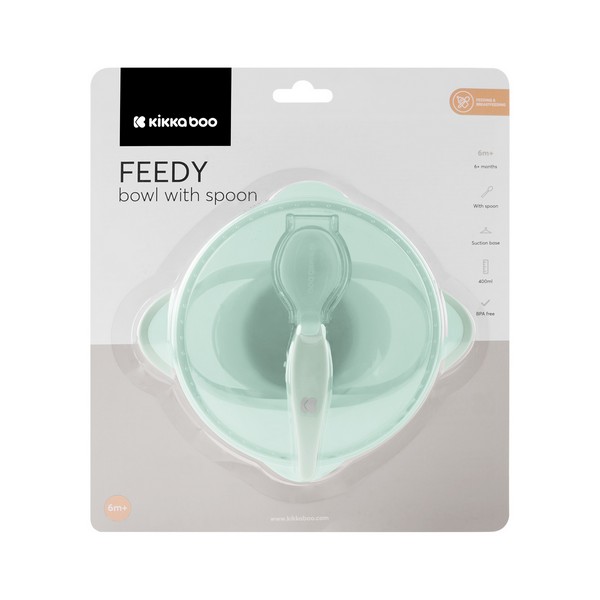 Продукт Kikkaboo Feedy - Купа с лъжица - 0 - BG Hlapeta