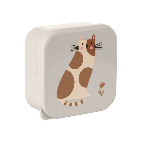 Продукт Kikkaboo Kitty Cat - Кутии за храна 4 бр - 0 - BG Hlapeta