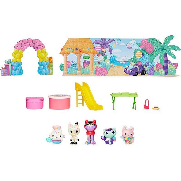 Продукт Spin Master Gabby's Dollhouse Pandy Paws Birthday Set - Игрален комплект с фигурки - 0 - BG Hlapeta