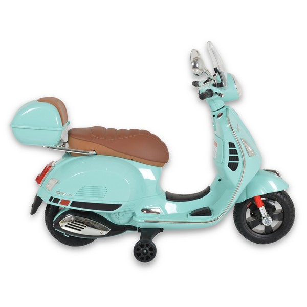 Продукт Акумулаторен мотор 801 Vespa GTS Super 12V с кожена седалка - 0 - BG Hlapeta