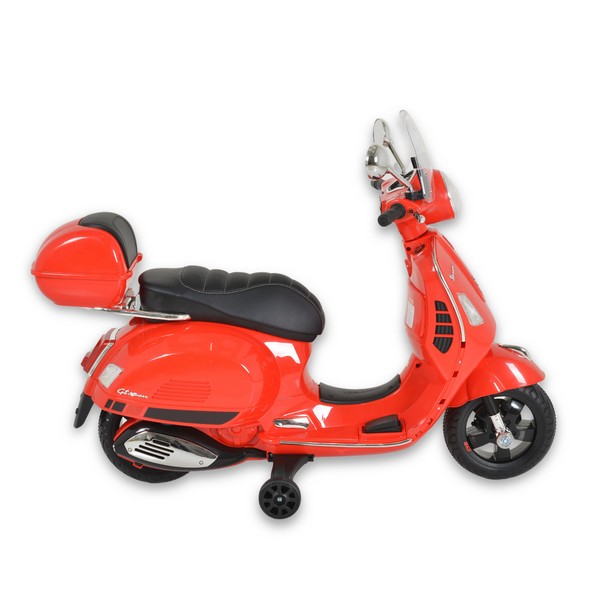 Продукт Акумулаторен мотор 801 Vespa GTS Super 12V с кожена седалка - 0 - BG Hlapeta