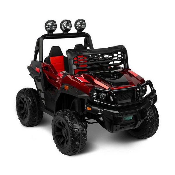 Продукт Акумулаторно бъги с висока проходимост Timus 12V с меки гуми и кожена седалка - 0 - BG Hlapeta