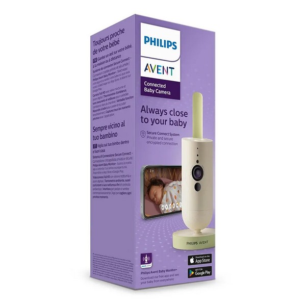 Продукт Philips avent - Full HD Камера за видео връзка с приложение с температурен сензор, аудио функция, нощно осветление и двустранна връзка - 0 - BG Hlapeta