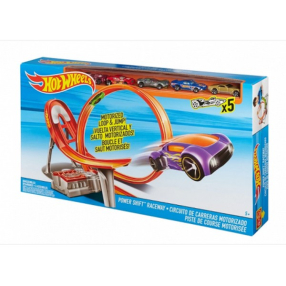 Mattel Hot Wheels - Състезателна, моторизирана писта с 5бр. колички