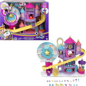 Mattel Polly Pocket Rainbow Funland Theme Park - Комплект