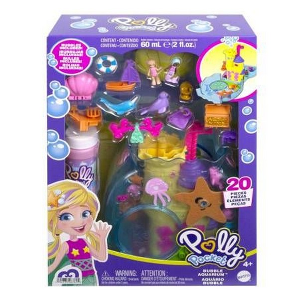 Продукт Mattel Polly Pocket - Аквариум с духалка за балончета - 0 - BG Hlapeta