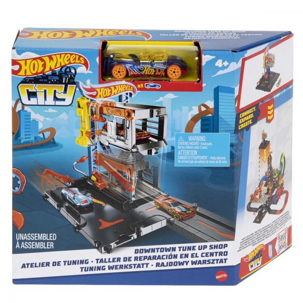 Mattel Hot Wheels City, Tune Up Shop - Комплект за игра Продукт Mattel Hot Wheels City, Tune Up Shop - Комплект за игра - 0 - BG Hlapeta
