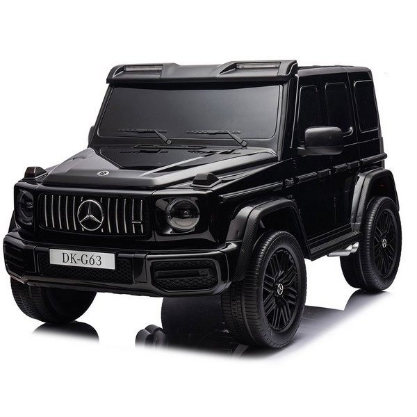 Продукт Двуместен джип Mercedes G63 4X4 24V Licensed с меки гуми и кожена седалка - 0 - BG Hlapeta