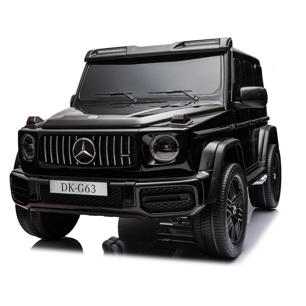 Продукт Двуместен джип Mercedes G63 4X4 24V Licensed с меки гуми и кожена седалка - 0 - BG Hlapeta