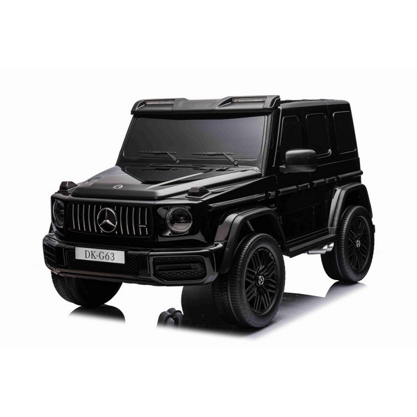 Продукт Двуместен джип Mercedes G63 4X4 24V Licensed с меки гуми и кожена седалка - 0 - BG Hlapeta