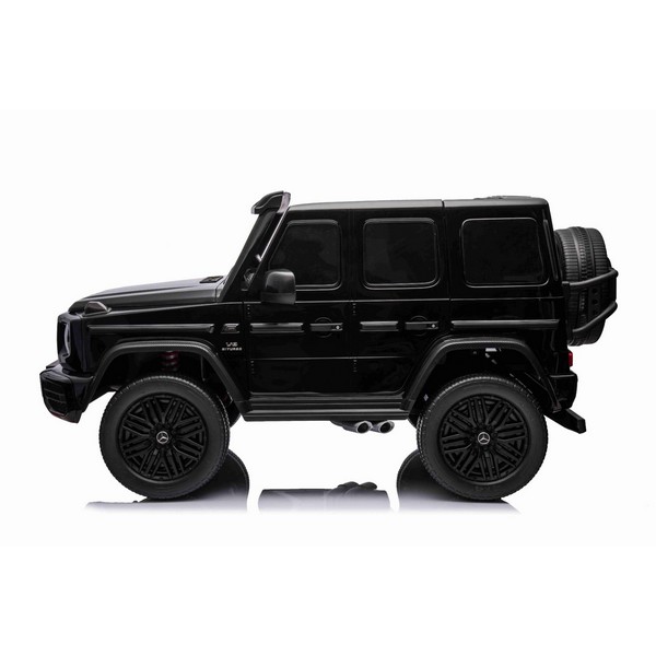 Продукт Двуместен джип Mercedes G63 4X4 24V Licensed с меки гуми и кожена седалка - 0 - BG Hlapeta