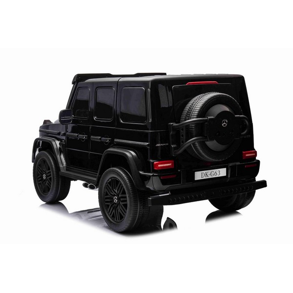 Продукт Двуместен джип Mercedes G63 4X4 24V Licensed с меки гуми и кожена седалка - 0 - BG Hlapeta