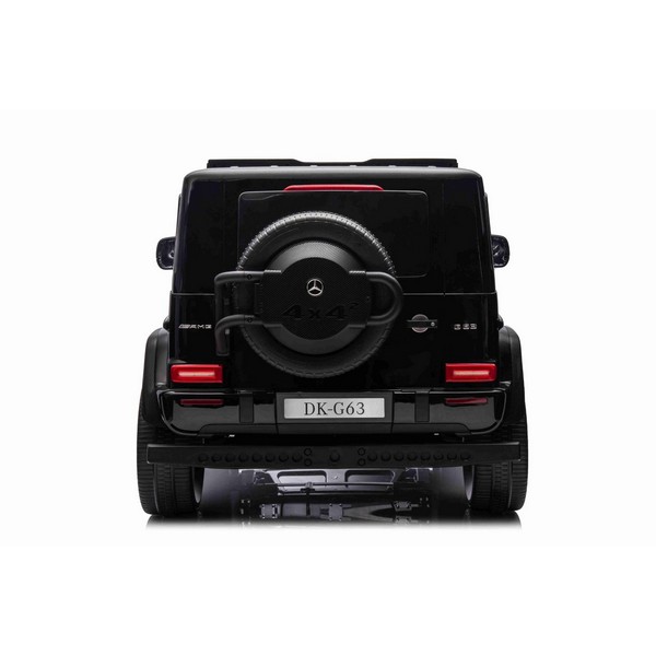 Продукт Двуместен джип Mercedes G63 4X4 24V Licensed с меки гуми и кожена седалка - 0 - BG Hlapeta