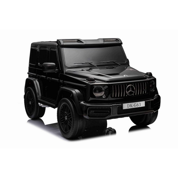 Продукт Двуместен джип Mercedes G63 4X4 24V Licensed с меки гуми и кожена седалка - 0 - BG Hlapeta