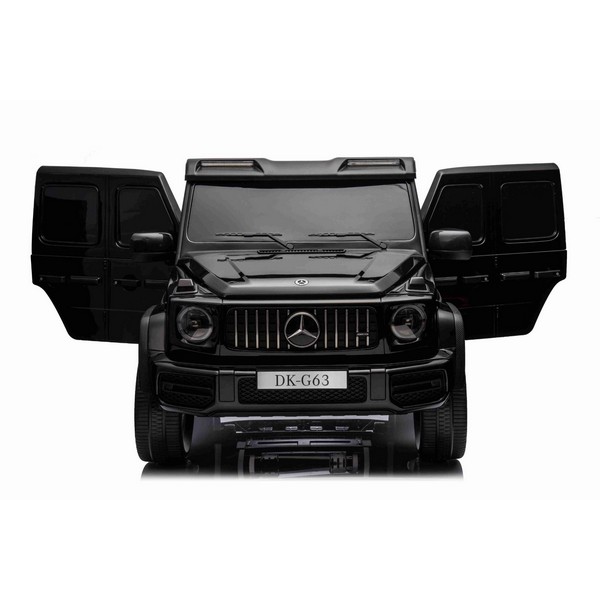 Продукт Двуместен джип Mercedes G63 4X4 24V Licensed с меки гуми и кожена седалка - 0 - BG Hlapeta