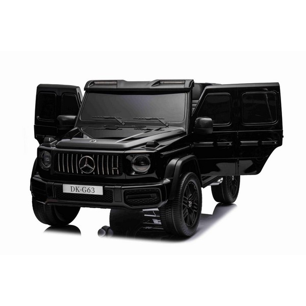 Продукт Двуместен джип Mercedes G63 4X4 24V Licensed с меки гуми и кожена седалка - 0 - BG Hlapeta