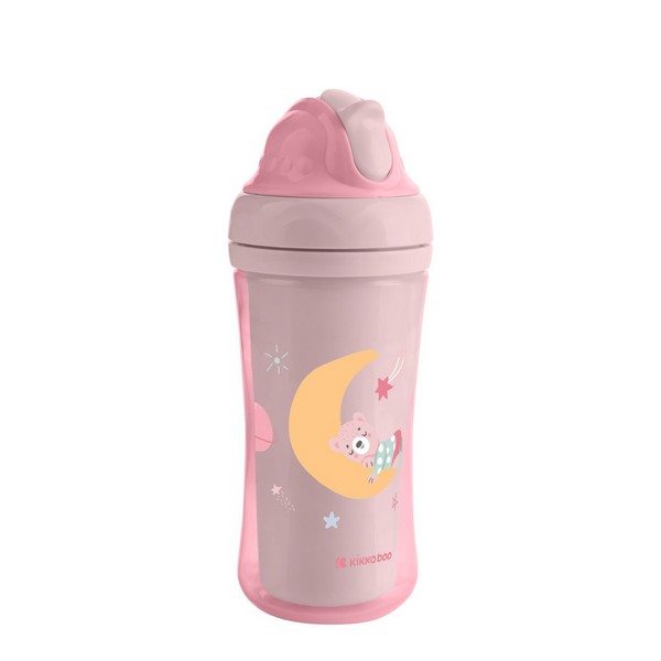 Продукт Kikkaboo Moony me - Чаша със силиконовa сламка 220мл - 0 - BG Hlapeta