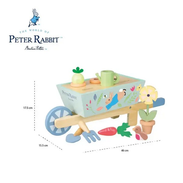 Продукт Orange tree toys Peter Rabbit - Градинска количка за бутане - 0 - BG Hlapeta