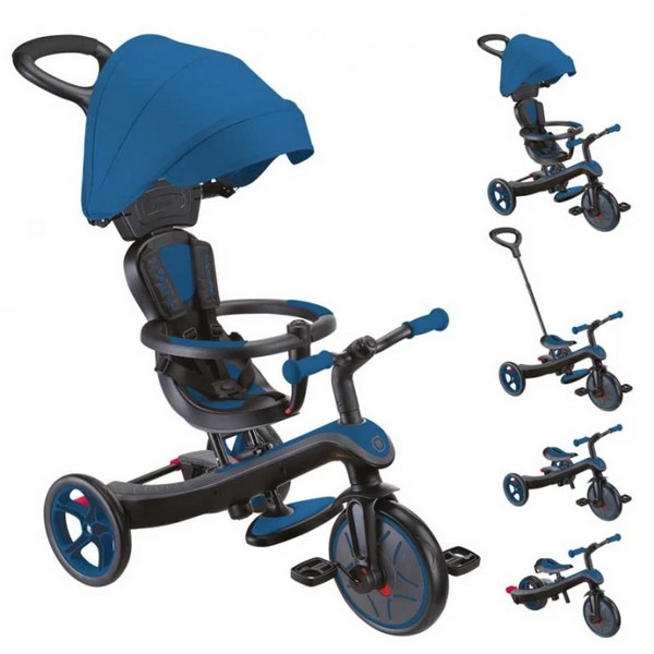 Продукт GLOBBER EXPLORER TRIKE - Триколка 4 в 1 със сенник - 0 - BG Hlapeta