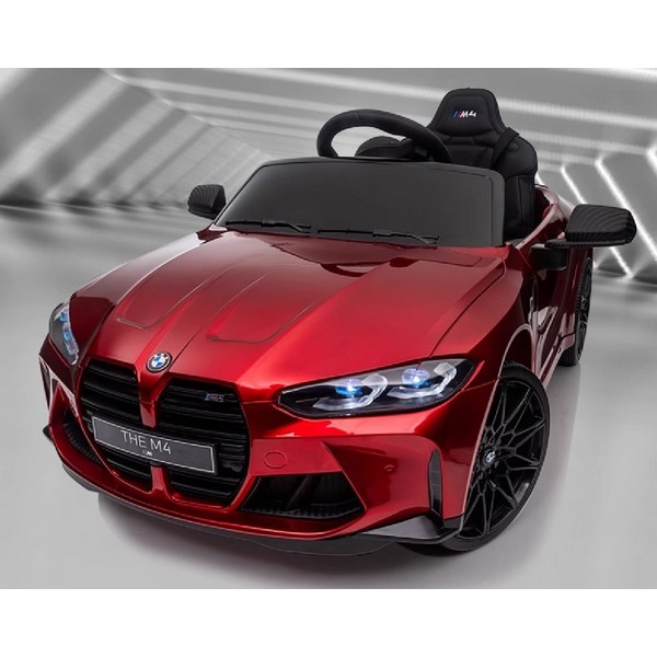 Продукт Акумулаторна кола BMW M4, 12V с меки гуми и кожена седалка - 0 - BG Hlapeta