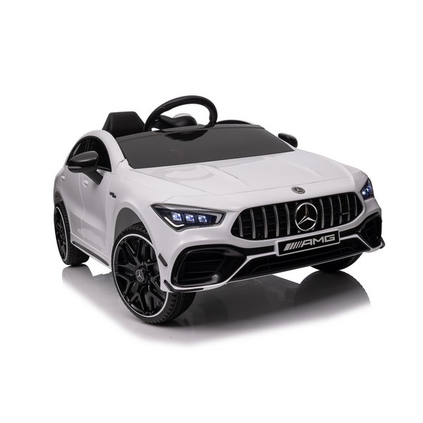 Продукт Акумулаторна кола Mercedes-AMG CLA 45 12V, с меки гуми и отварящи се врати - 0 - BG Hlapeta