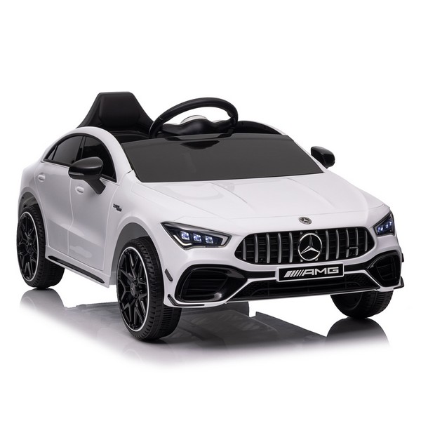 Продукт Акумулаторна кола Mercedes-AMG CLA 45 12V, с меки гуми и отварящи се врати - 0 - BG Hlapeta