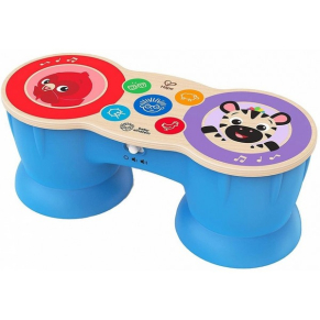 Baby Einstein Дървен сензорен барабан - Музикална играчка, 26.3 x 10.8 х 10 cm