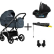 Tutis Uno 5+ - Пълен комплект Бебешка количка 4в1